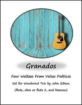 Granados - 4 Waltzes set for Woodwind Trio P.O.D. cover